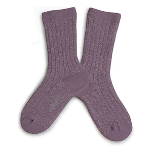 Collégien - Calcetines con purpurina Victoire | Morado