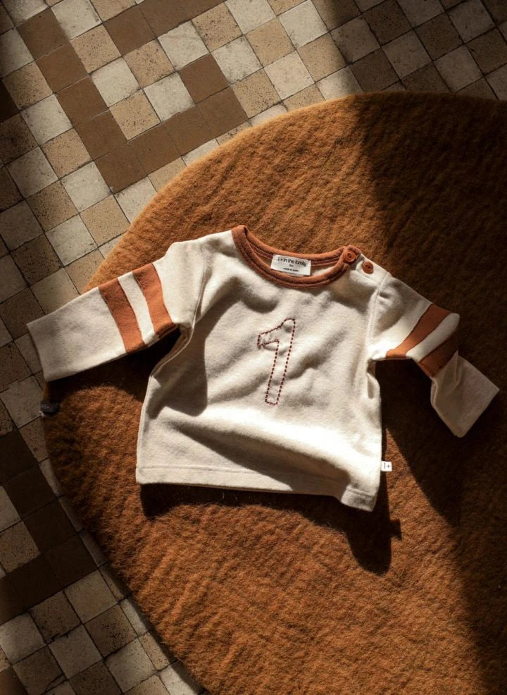 1+ in the family - Camiseta Franz | Beige jaspeado