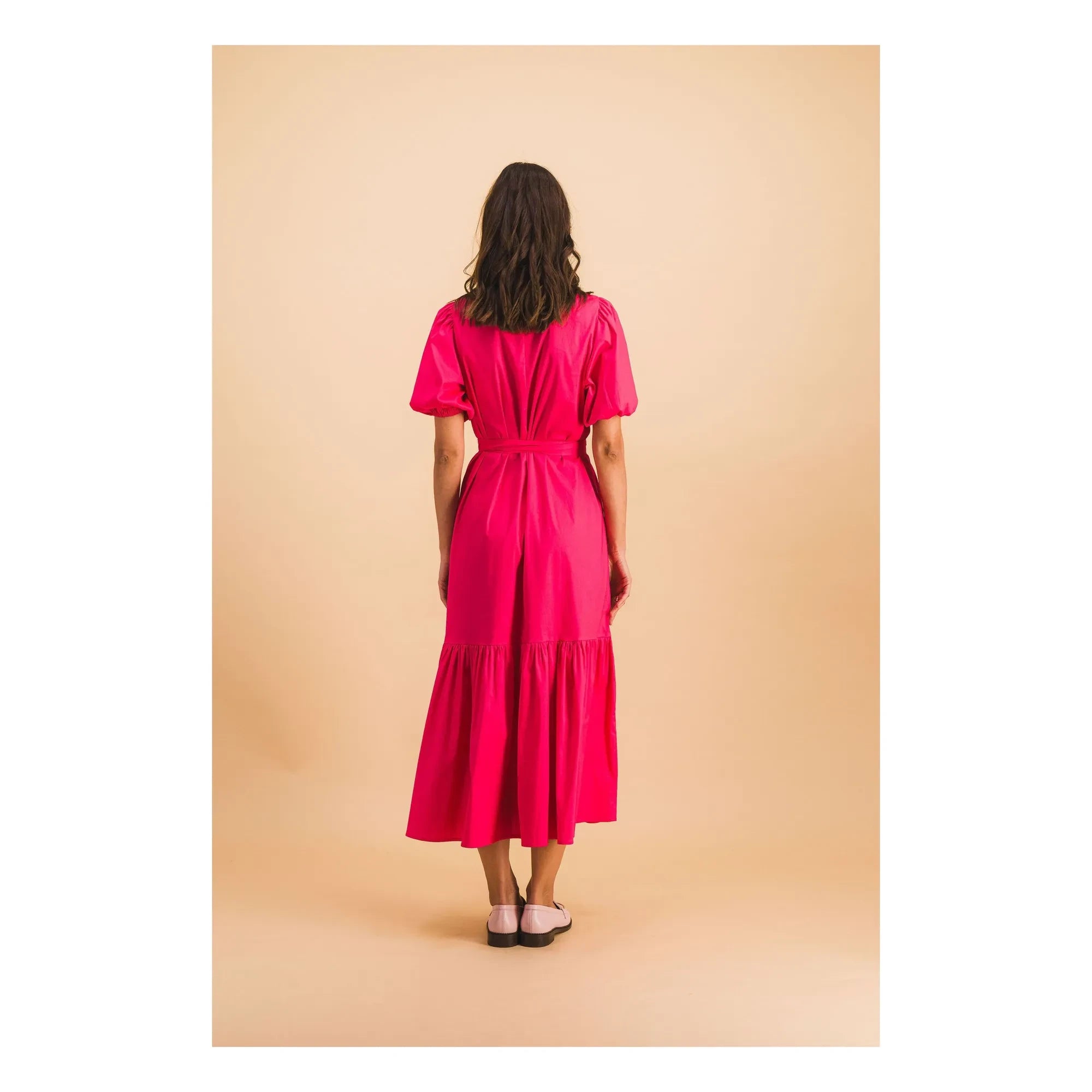 Elise Chalmin - Vestido de algodón Clémence | Rosa