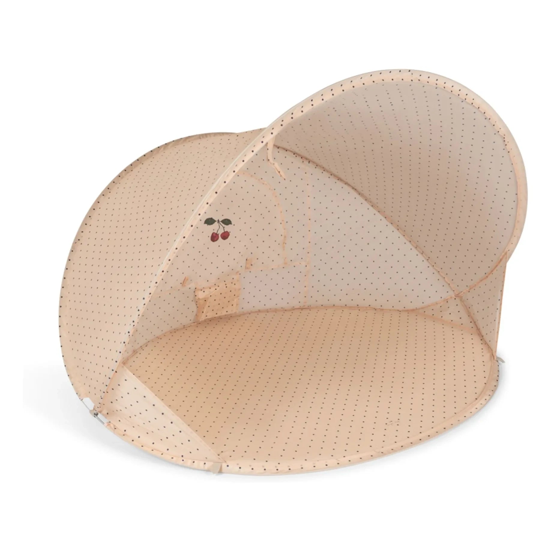 Konges Sløjd - Beige | Tienda de playa desplegable de puntos azul marino