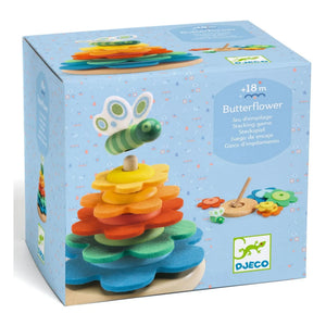 Djeco - Set de apilamiento Butterflower