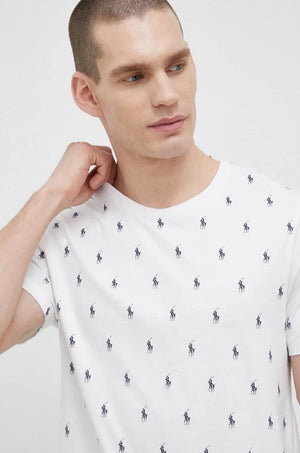 Top de pijama de algodón de manga corta Polo Ralph Lauren