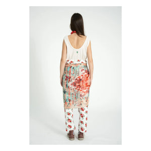 Sisters Department - Camiseta de tirantes de lino y algodón Olivia | Crudo