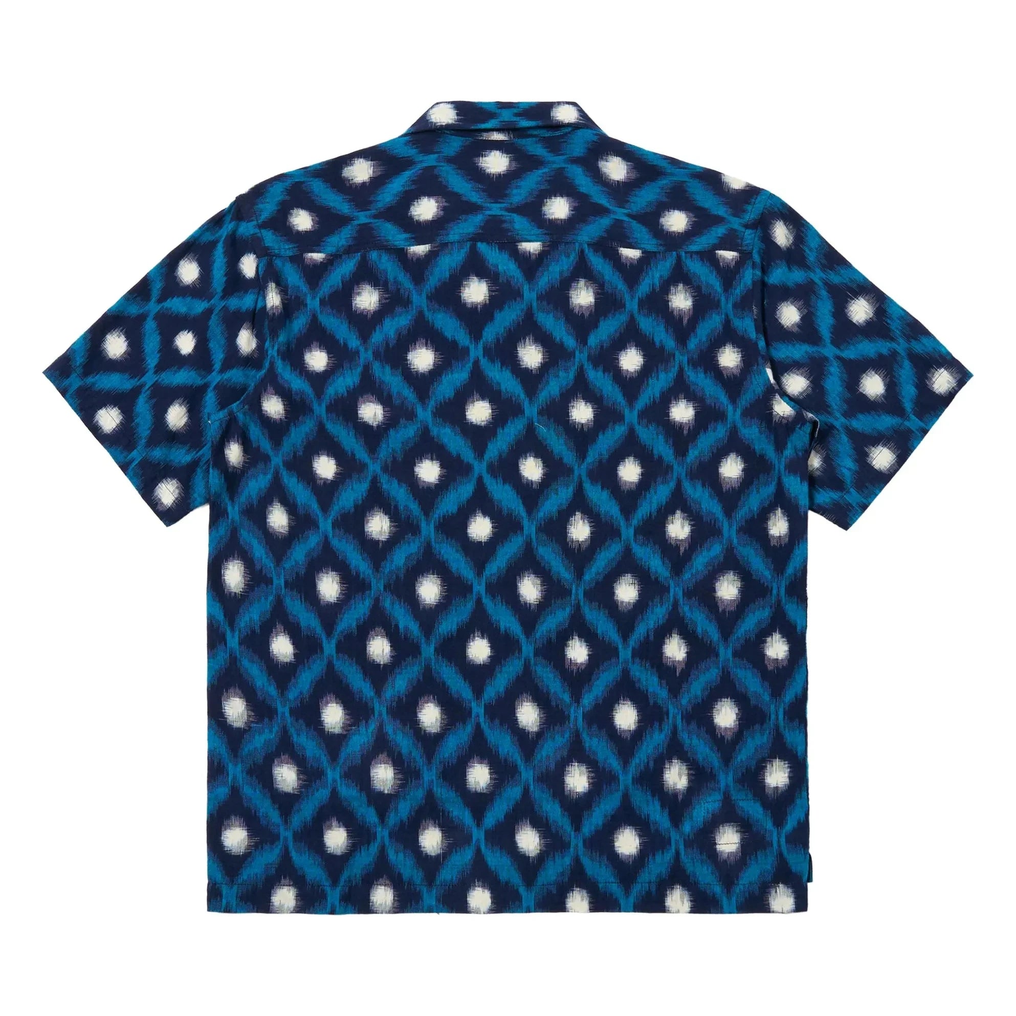 Universal Works - Camisa Deck Diamond | Azul oscuro