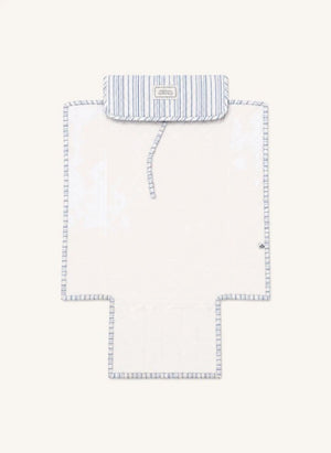 Editions Aimable - Cama de viaje Marcel nomad | Popelín a rayas Azure