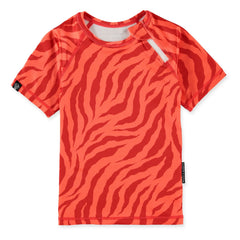 Beach & Bandits - Camiseta de protección UV Líneas de Amor | Rojo
