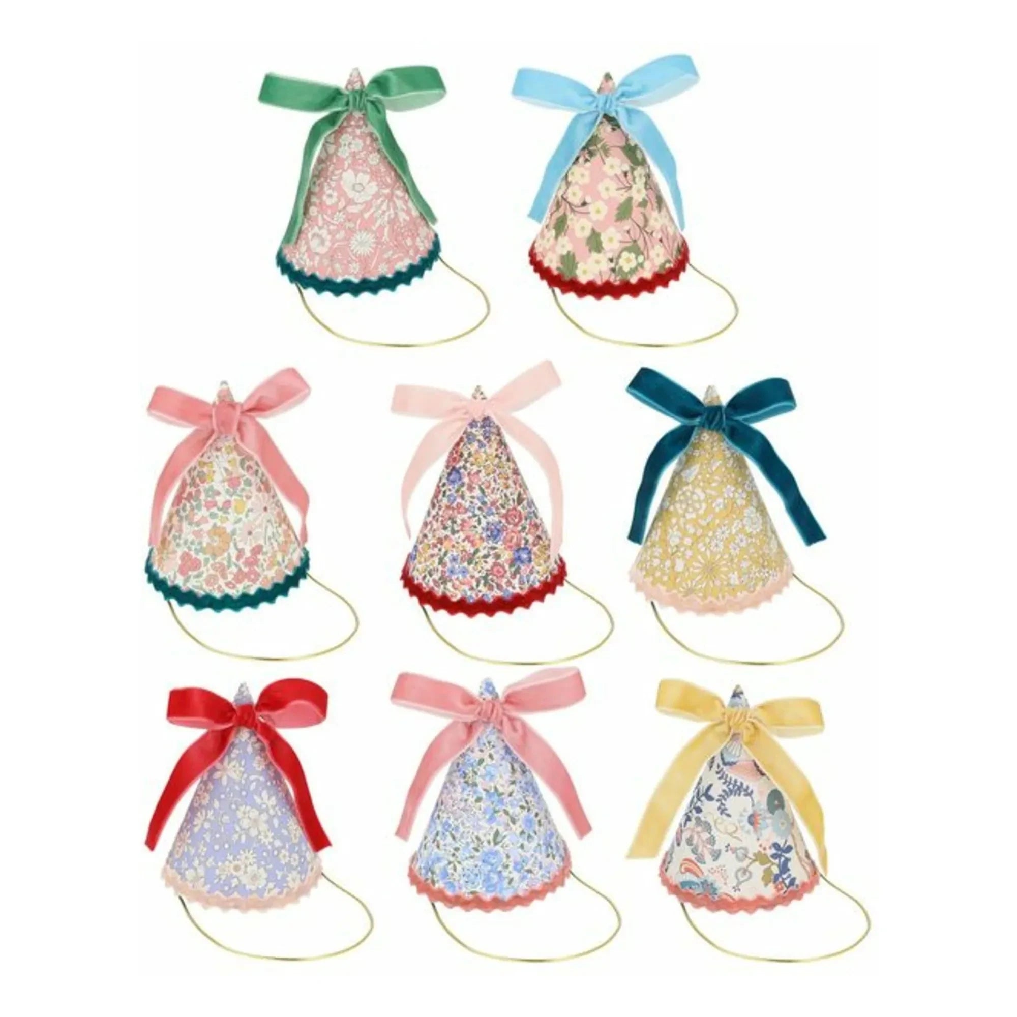 Meri Meri - Gorros de fiesta - Meri Meri x Liberty - Pack de 8