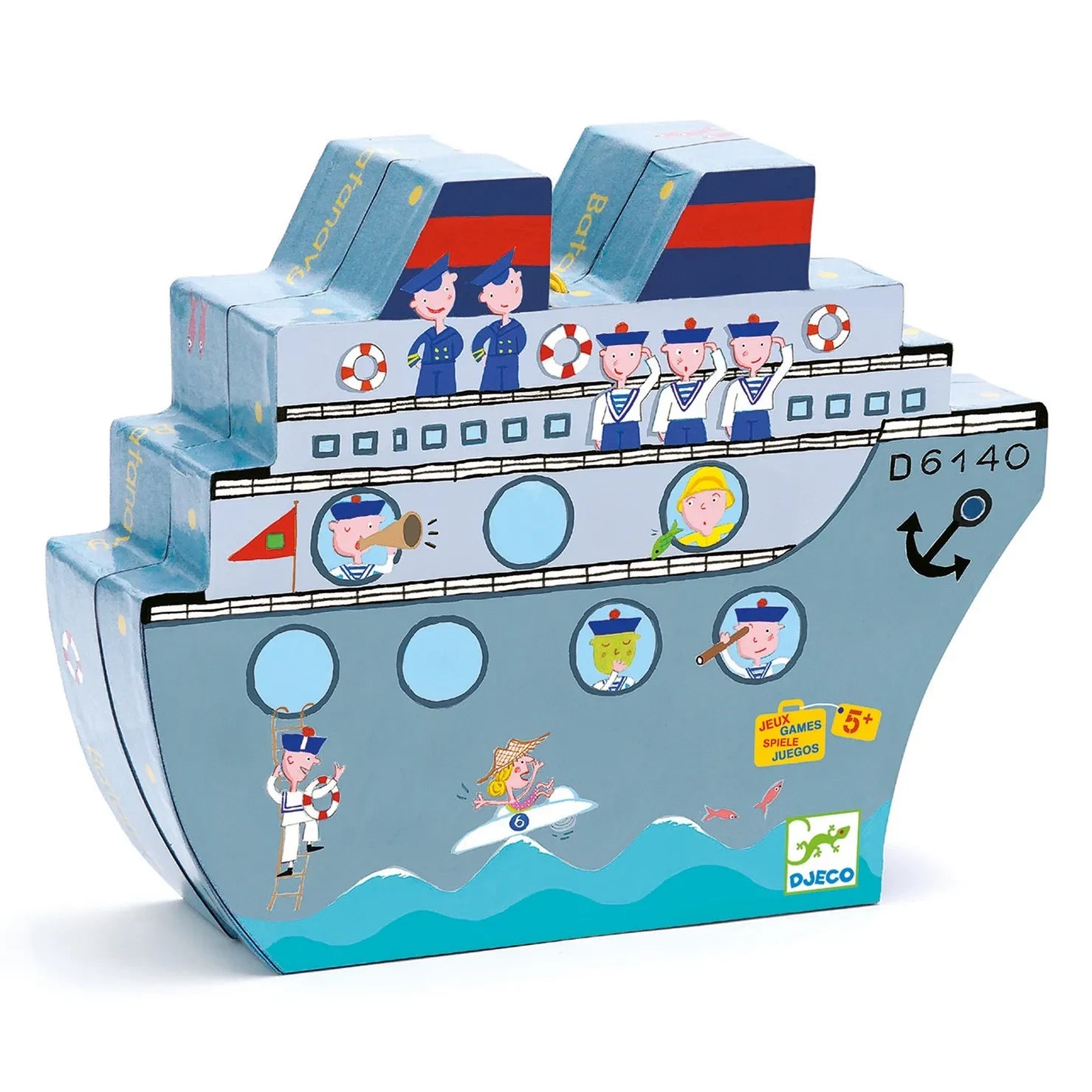 Djeco - Naviplouf Juego de Batalla Naval