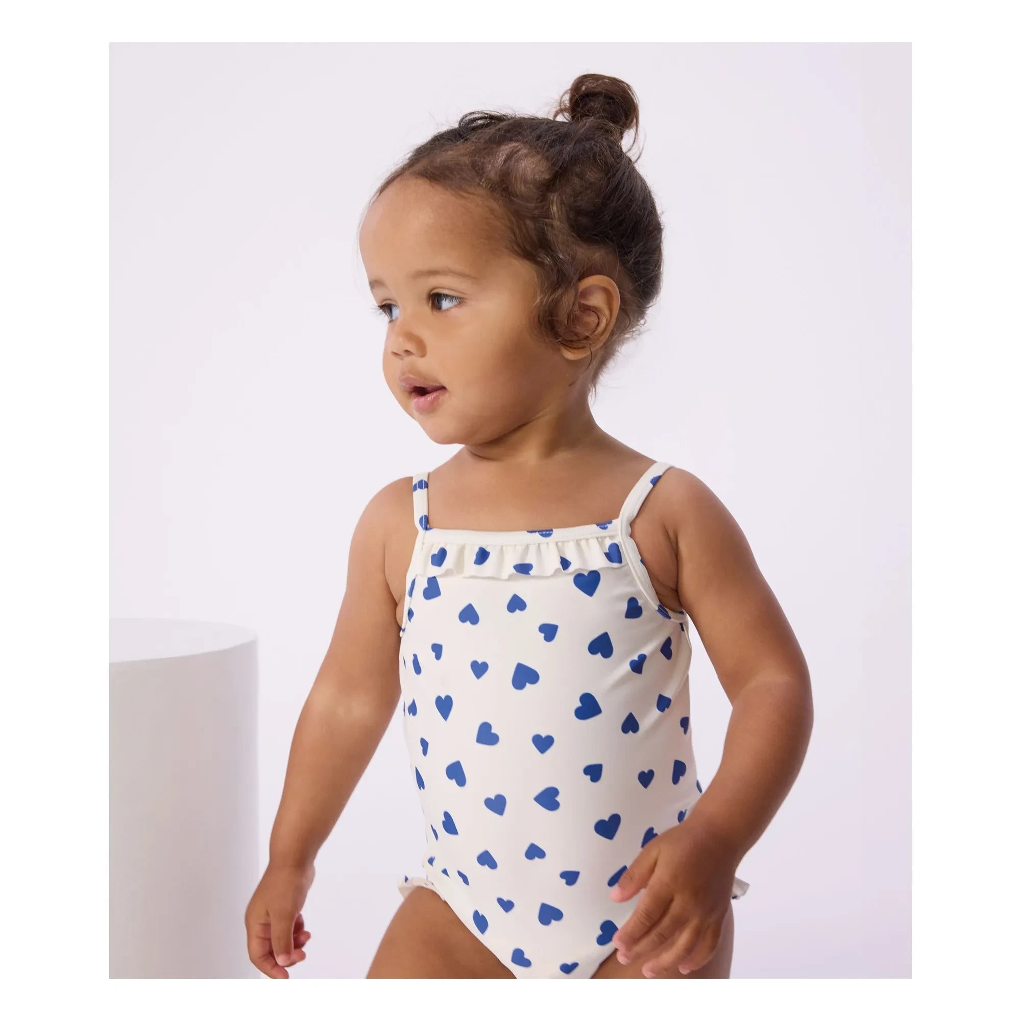 Petit Bateau - Corazones Mayo | Blanco
