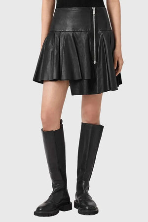 AllSaints IRINA Falda de cuero