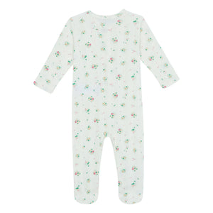 Bonton - Pijama Nuite Bouquets Pointelle | Blanco