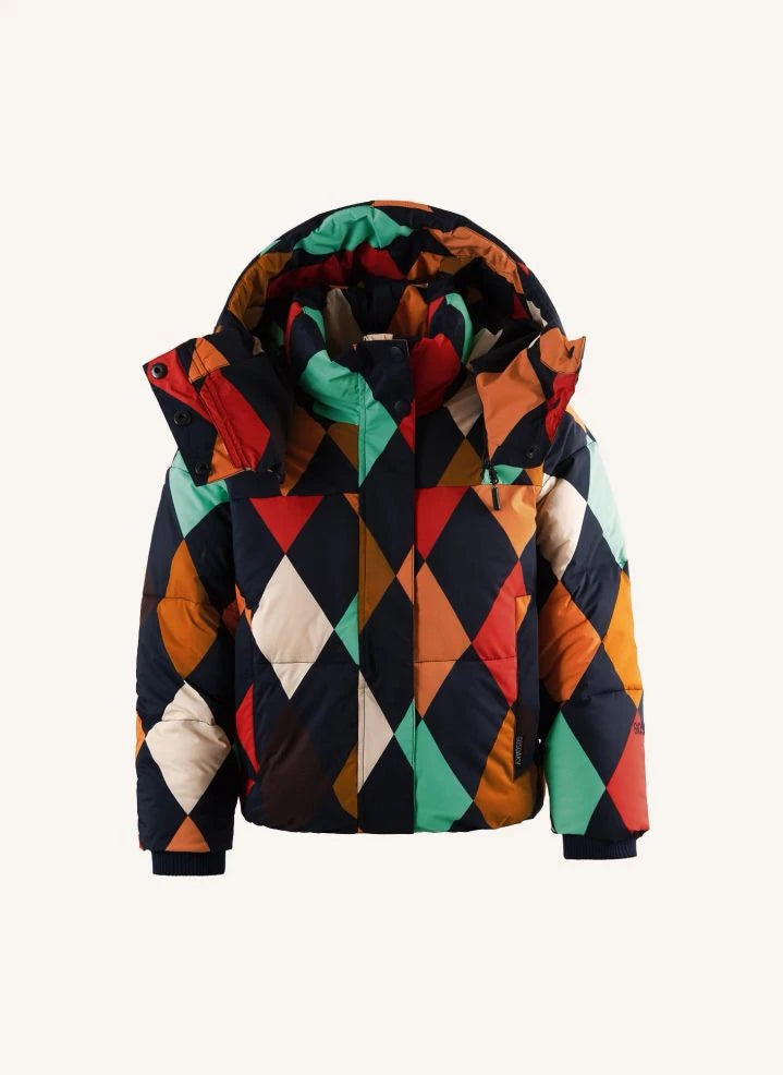 Gosoaky - Crabbie Pattie Chaqueta impermeable de plumón | Naranja