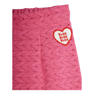 Mini Rodini - Pantalones de encaje de algodón orgánico | Rosa