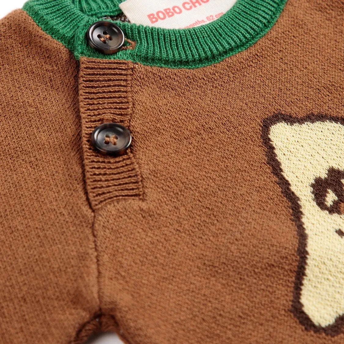 Bobo Choses - Jersey de algodón orgánico con setas | Marrón