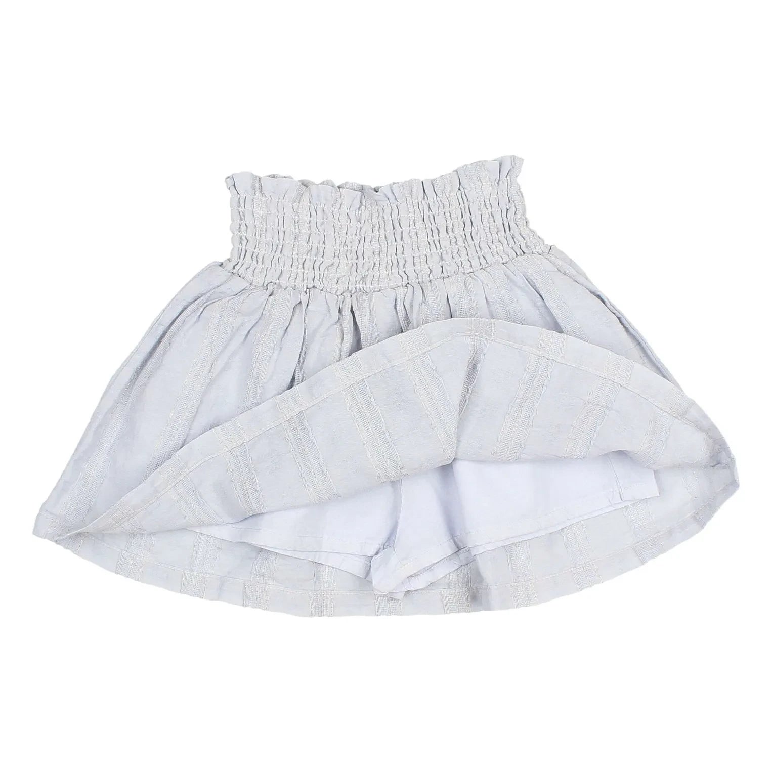 Búho - Falda de gasa de algodón Lurex | Azul claro