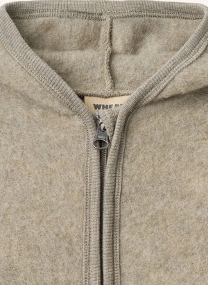 Wheat - Ata Merino Yün Fermuarlı Tek Parça | Yeşil