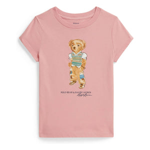 Ralph Lauren - Camiseta de punto Bear | Rosa empolvado