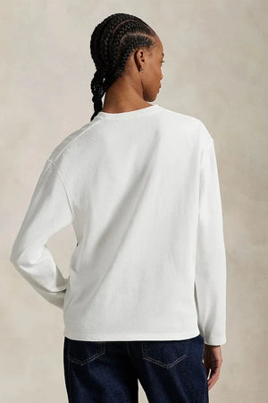 Blusa de algodón de manga larga Polo Ralph Lauren