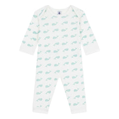 Petit Bateau - Pijama Whale Sleep Well | Crudo
