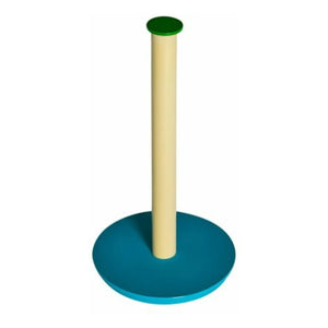 Hübsch - Soporte para papel de cocina | Azul pavo real
