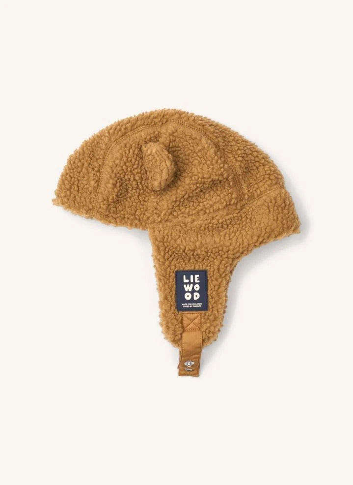 Liewood - Gorra estilo sherpa Bravo de fibras recicladas | Caramelo