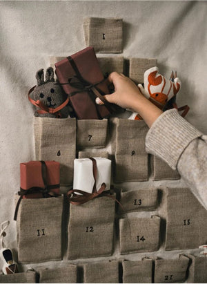 Ferm Living - Calendario de Adviento de algodón orgánico