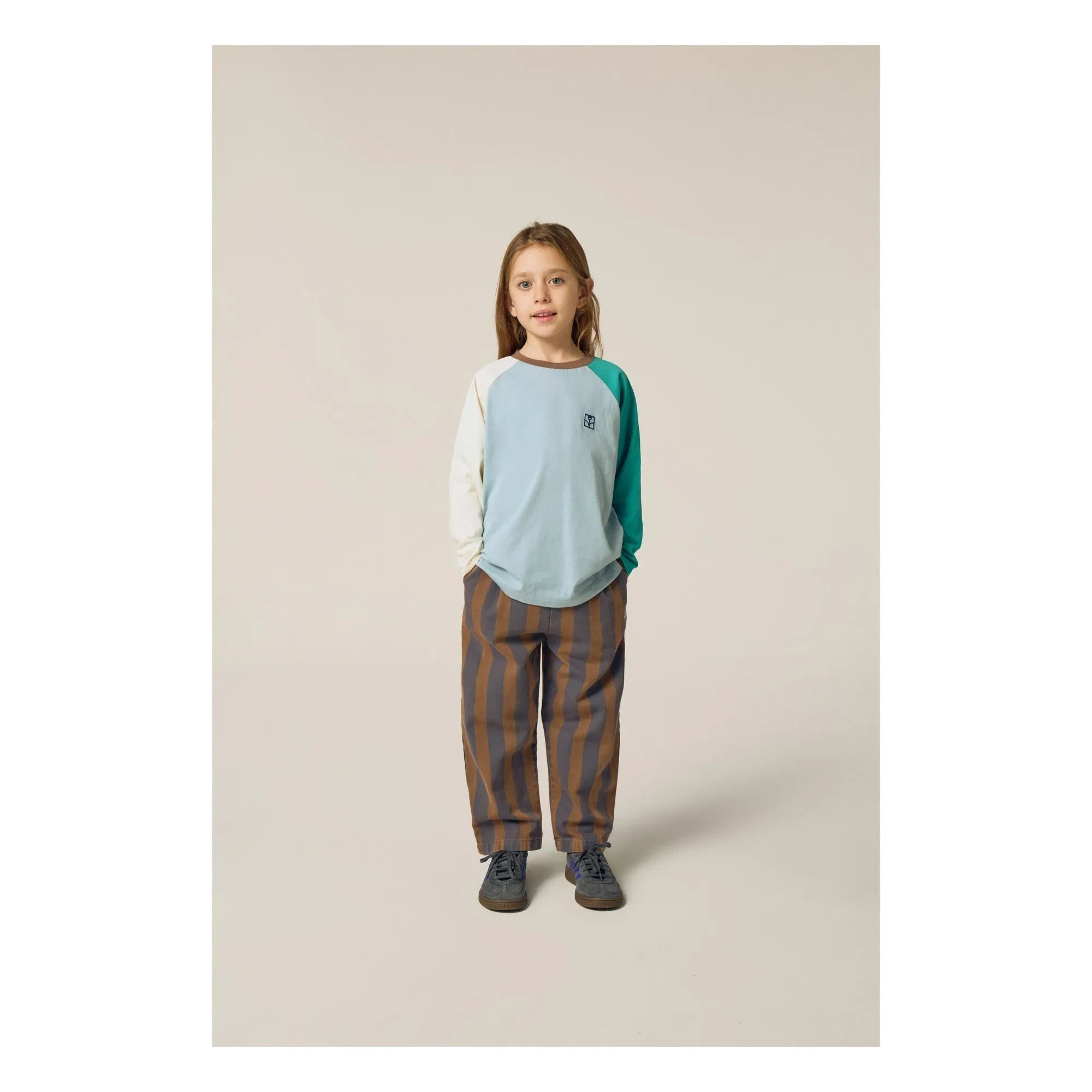 The Campamento - Camiseta con bloques de color | Azul claro