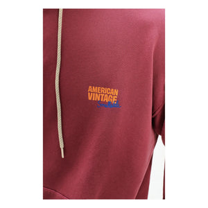 American Vintage - Colaboración American Vintage X Smallable - Sudadera con Capucha Izubird | Crimson