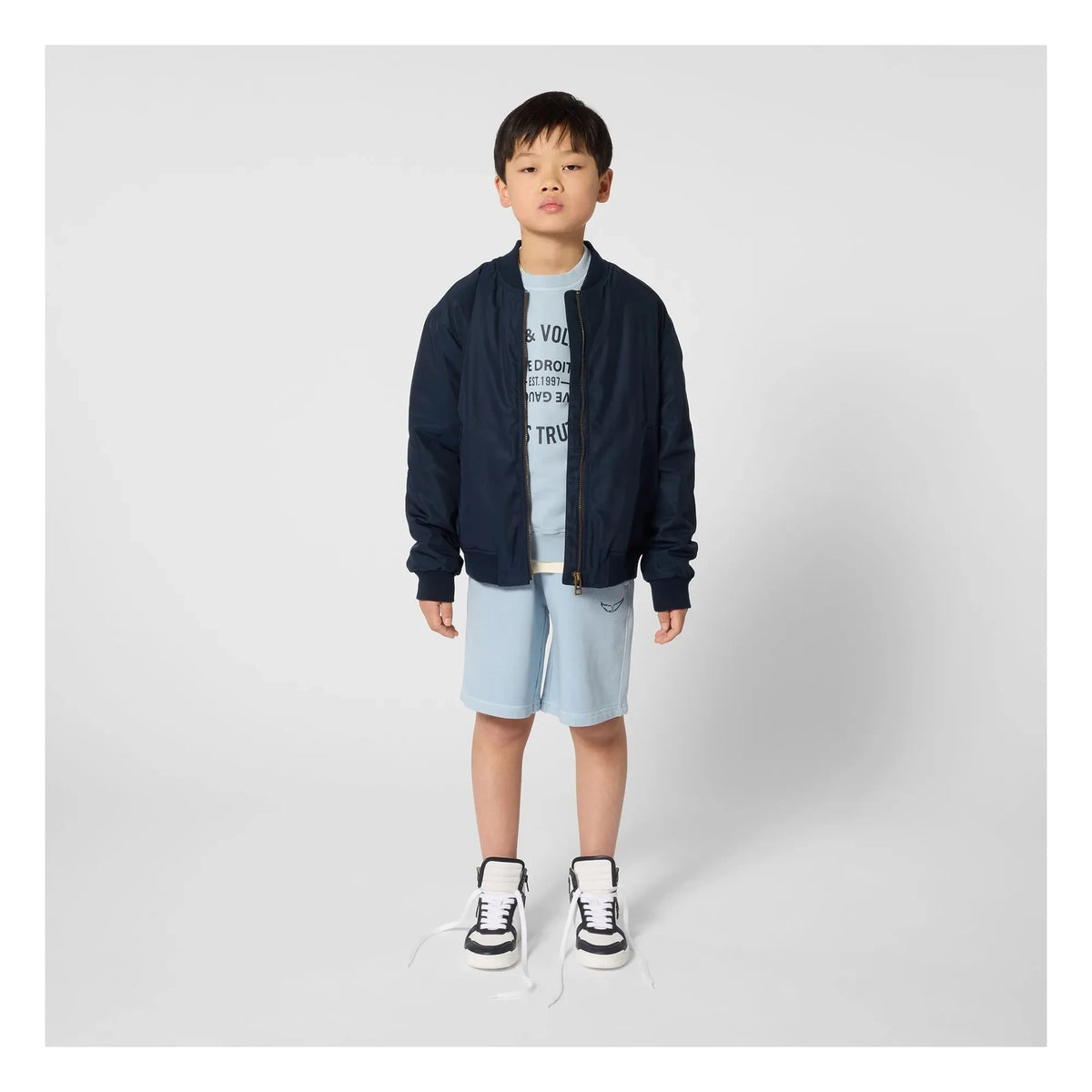 Zadig & Voltaire - Sudadera con logotipo Art Is Truth | Azul claro