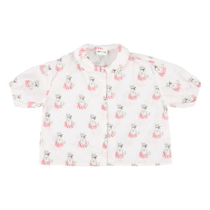 Morley - Blusa Xanon Cats | Blanco