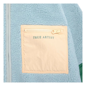 True Artist - Chaqueta Sherpa Reversible N°3 | Azul
