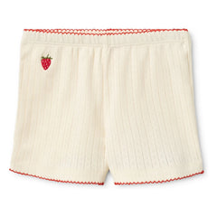 Flöss - Short Pointelle Flora Fraise | Crema