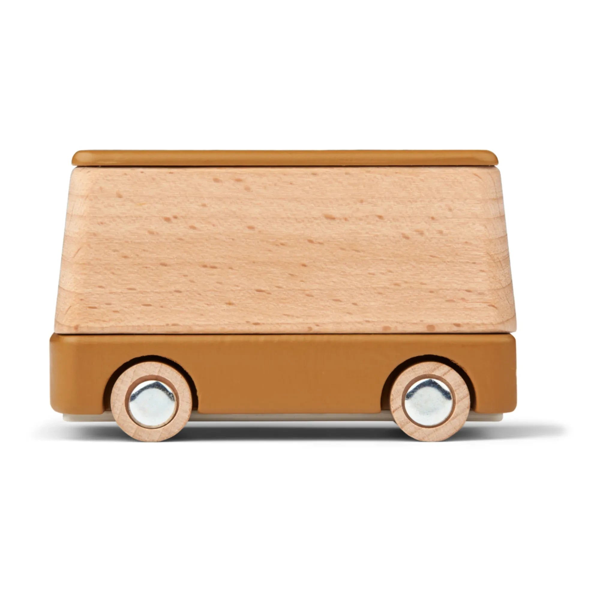 Liewood - Autobús de madera | Caramelo dorado