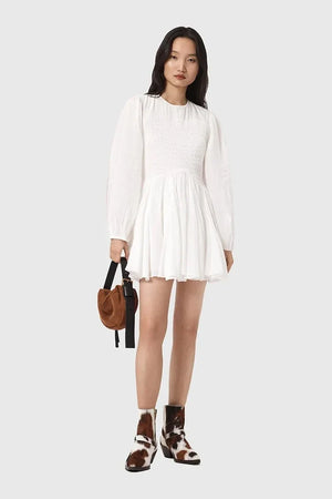 AllSaints Vestido ancho de algodón CHIA