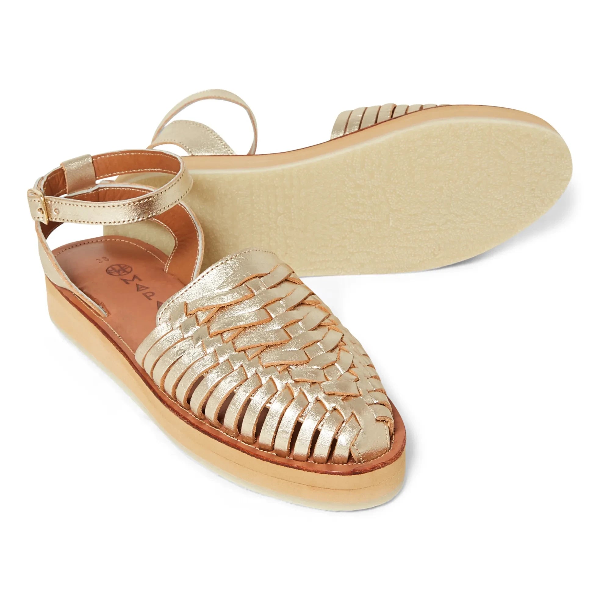 Mapache - Sandalias Loma | Champaña