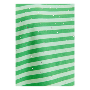 Essentiel Antwerp - Camiseta de rayas con cuentas Joste | Verde