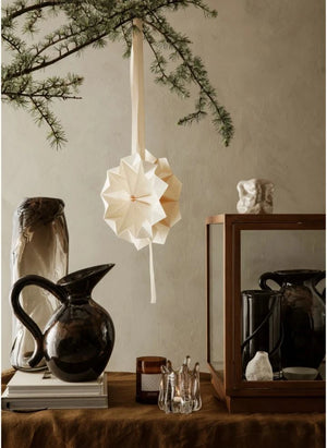 Ferm Living - Estrella de Papel de Navidad FSC | Blanco roto