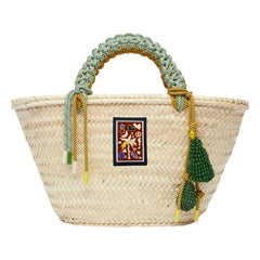Alémais - Cesto Mini Macramé | Beige