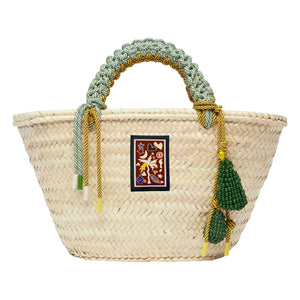 Alémais - Cesto Mini Macramé | Beige