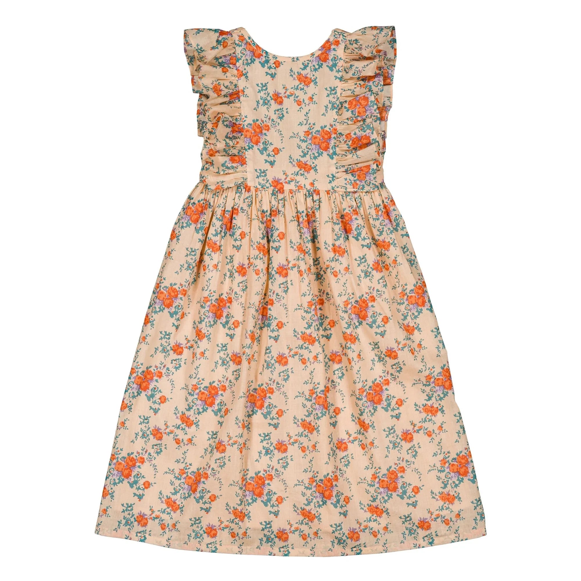 Louis Louise - Vestido Arlette Fleurie | Rosa beige