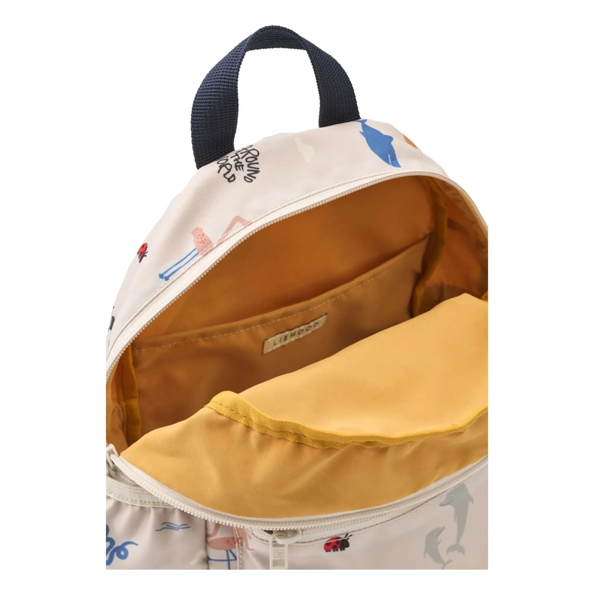 Liewood - Mochila animal Andreas de fibra reciclada | Crudo