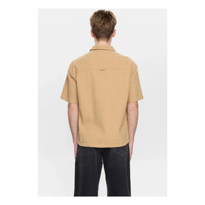 Anerkjendt - Camisa Akotto Seersucker | Beige
