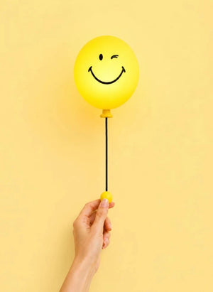 MOB - Bubbly Aplique de Pared - MOB x Smiley World | Amarillo