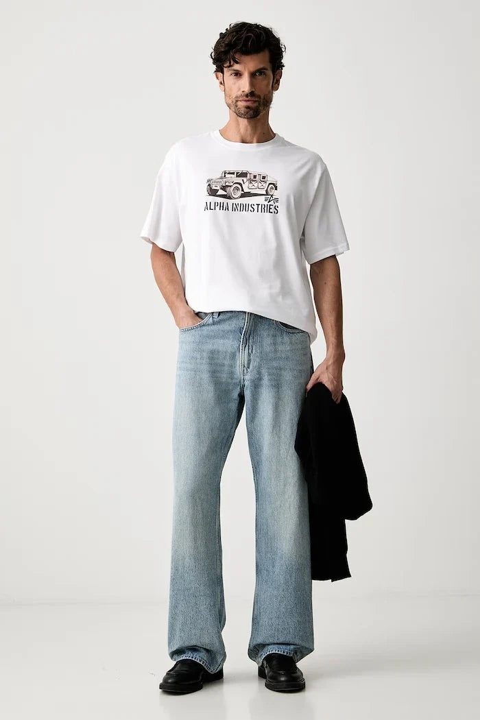 Camiseta Humvee de algodón para hombre Alpha Industries