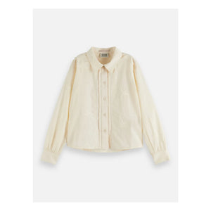 Scotch & Soda - Camisa bordada | Crudo