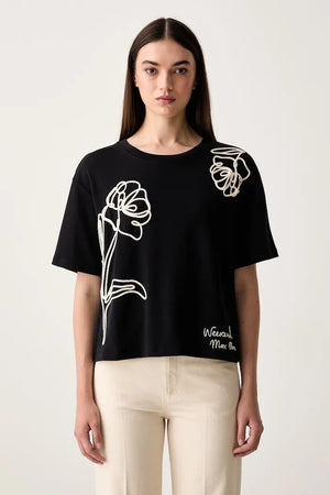 Camiseta de algodón para mujer Weekend Max Mara WKDSALA