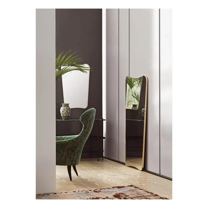 Gubi - Gio Ponti FA33 Espejo de pared - 70x146 cm | Dorado
