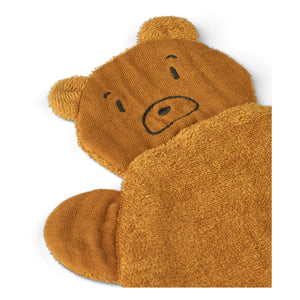 Liewood - Janai Cuddly Wrap - 2'li Set | Mr bear/Altın Karamel