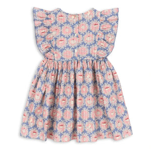Konges Sløjd - Vestido de algodón orgánico Kim Snacks | Azul