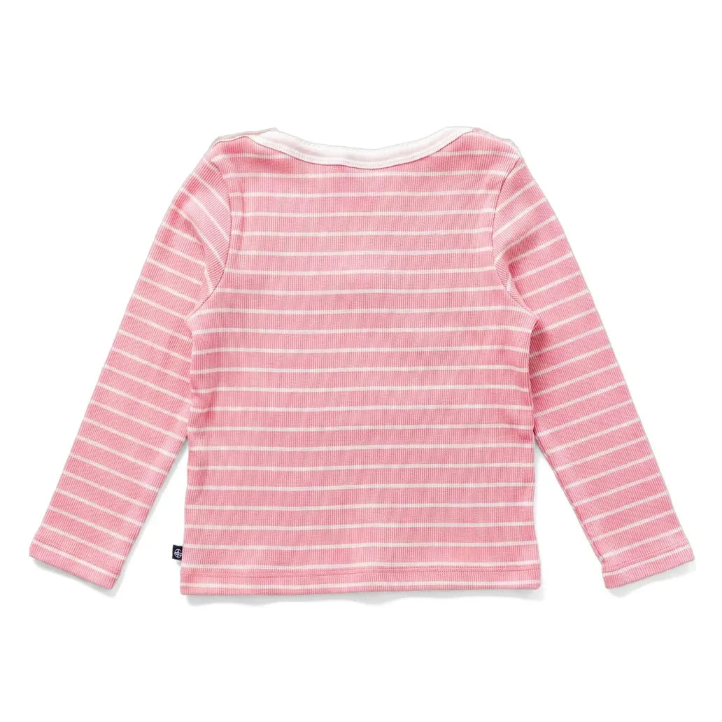 Petit Bateau - Camiseta de rayas | Rosa